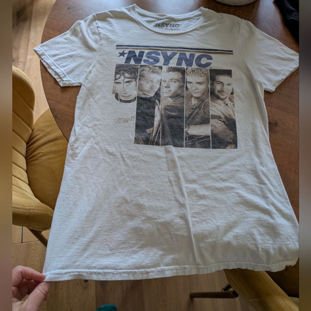 White NSYNC Graphic T-Shirt